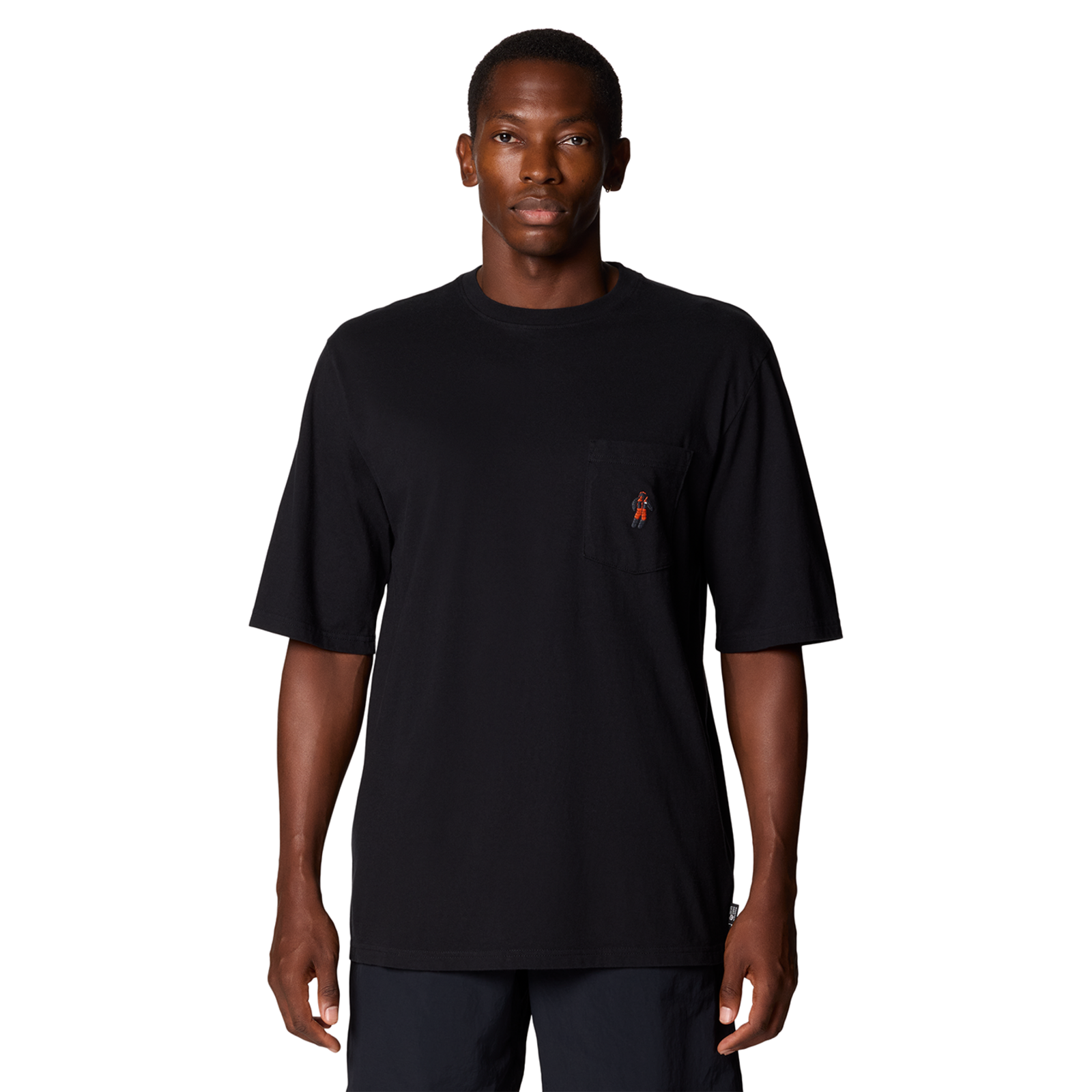 Mountain Hardwear M MHW Graphic Pocket SS 2 in SCHWARZ