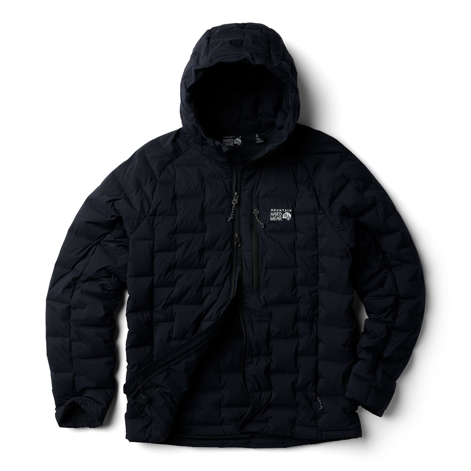 Mountain Hardwear M Stretchdown™ Hooded Jacket in SCHWARZ