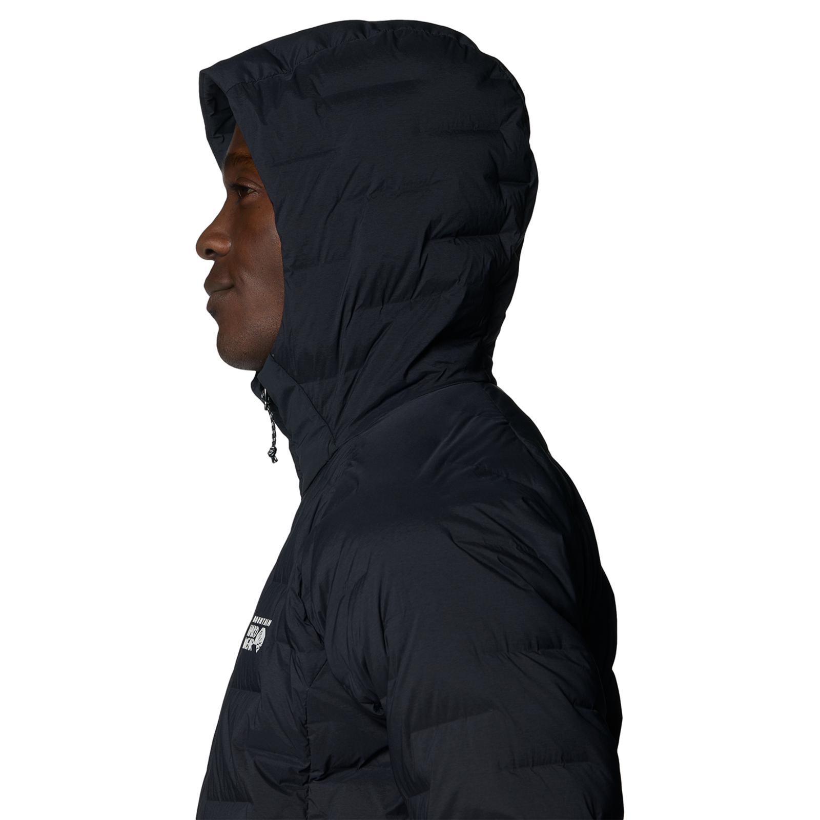 Mountain Hardwear M Stretchdown™ Hooded Jacket in SCHWARZ