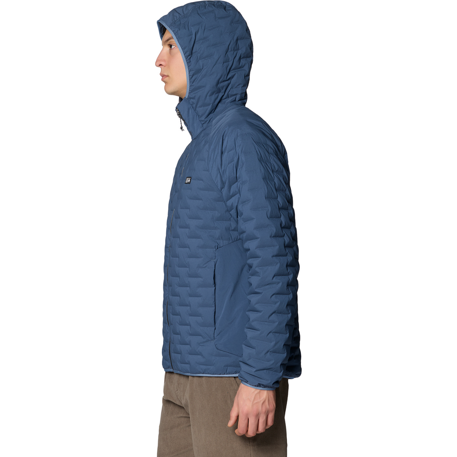 Mountain Hardwear M Stretchdown™ Light Hooded Jacket in BLAU