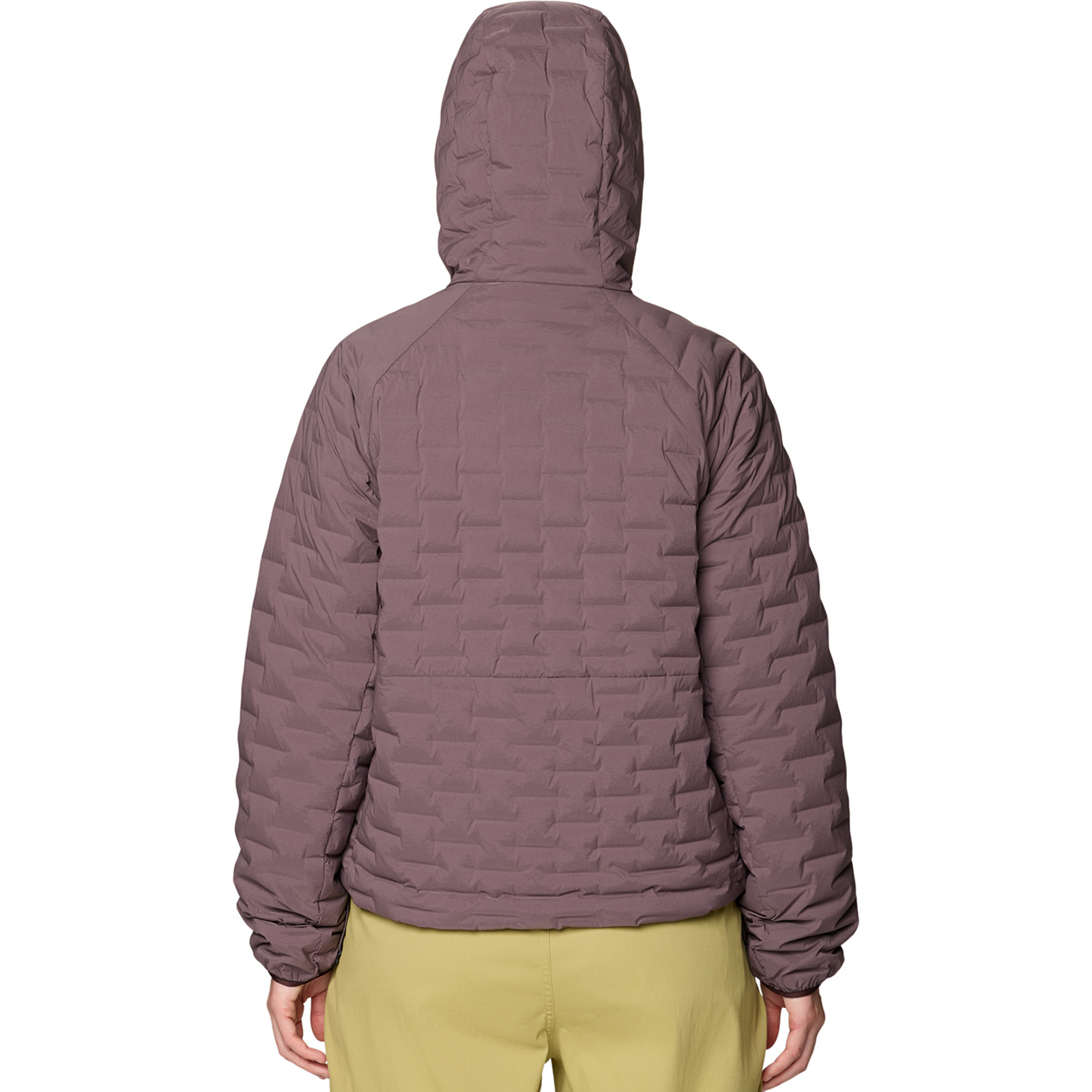 Mountain Hardwear W Stretchdown™ Light Hooded Jacket in BRAUN