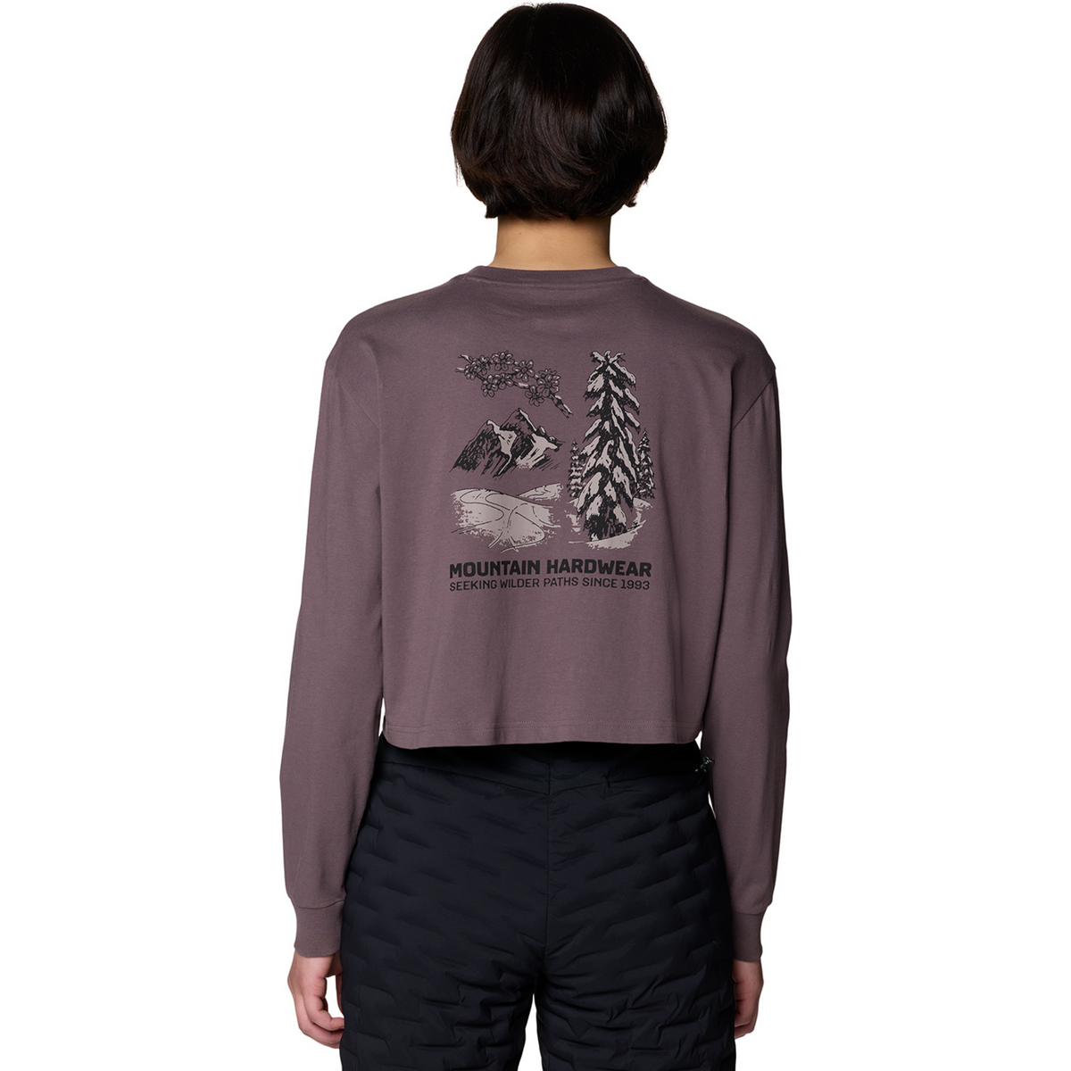Mountain Hardwear W MHW™ Seeking Wilder Paths Crop Long Slee in