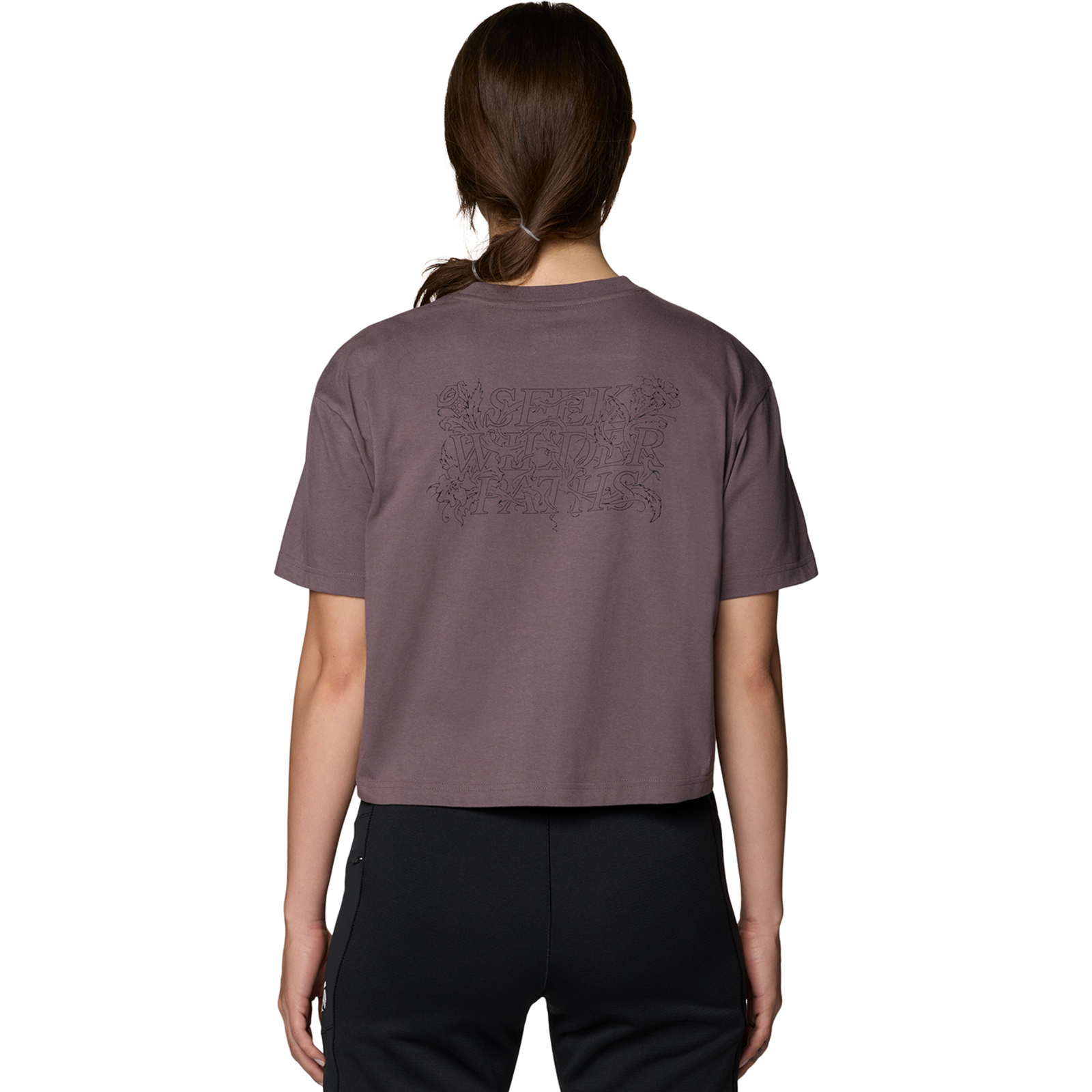 Mountain Hardwear W MHW™ Seeking Wilder Paths Crop Short Sle in