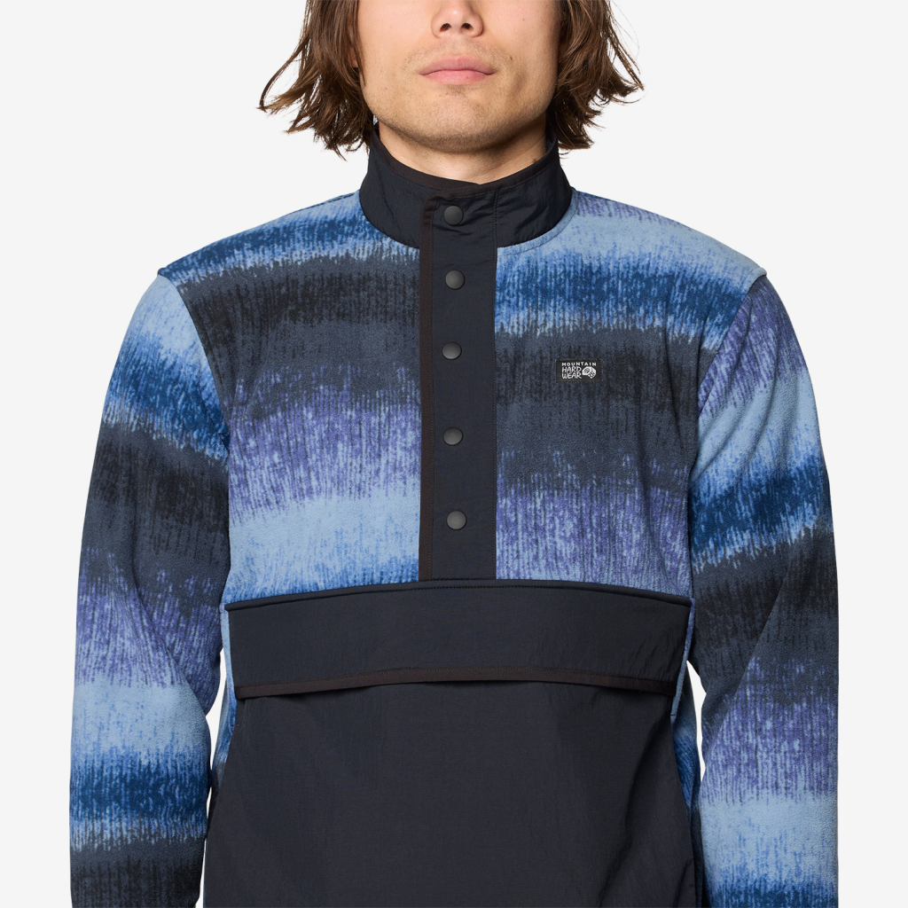 Mountain Hardwear M Microchill™ Snap Pullover in BLAU
