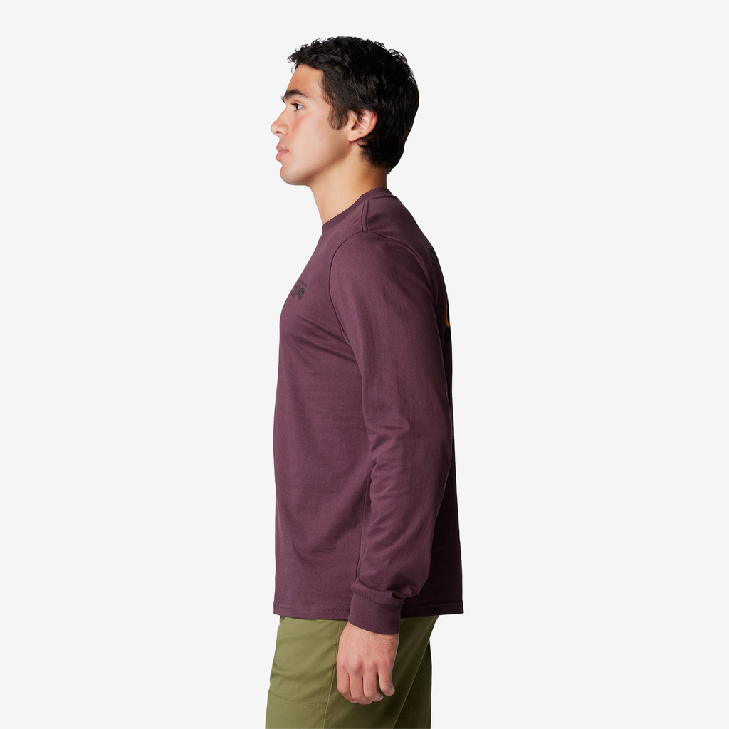 Mountain Hardwear M Box Logo M Long Sleeve in VIOLETT
