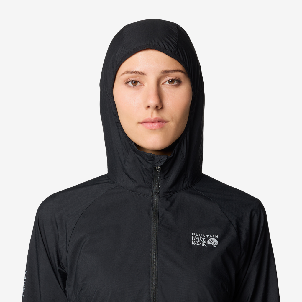 Mountain Hardwear W Kor AirShell™ Hoody in SCHWARZ