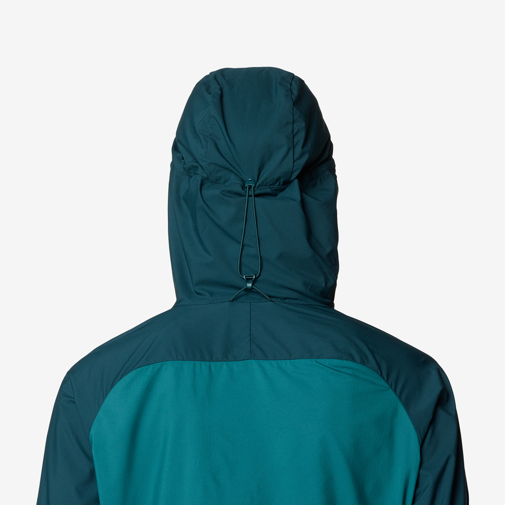Mountain Hardwear W Kor AirShell™ Hybrid Hooded Jacket in GRÜN