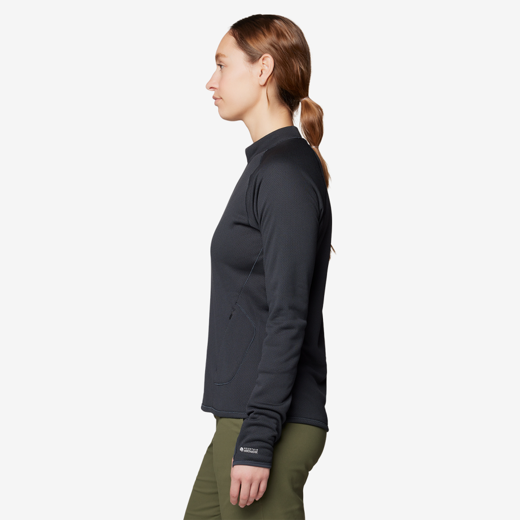 Mountain Hardwear W Airmesh™ Long Sleeve in SCHWARZ