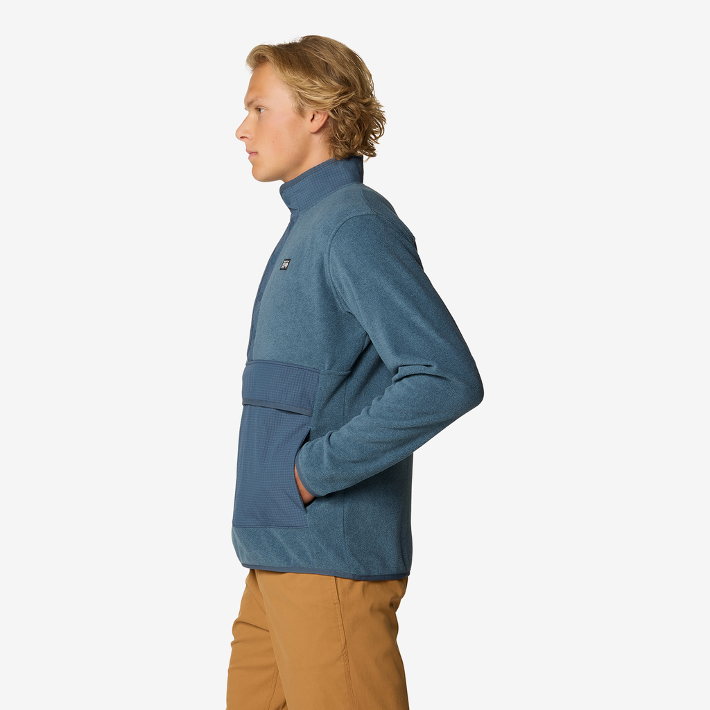 Mountain Hardwear M Microchill™ Snap Pullover in BLAU