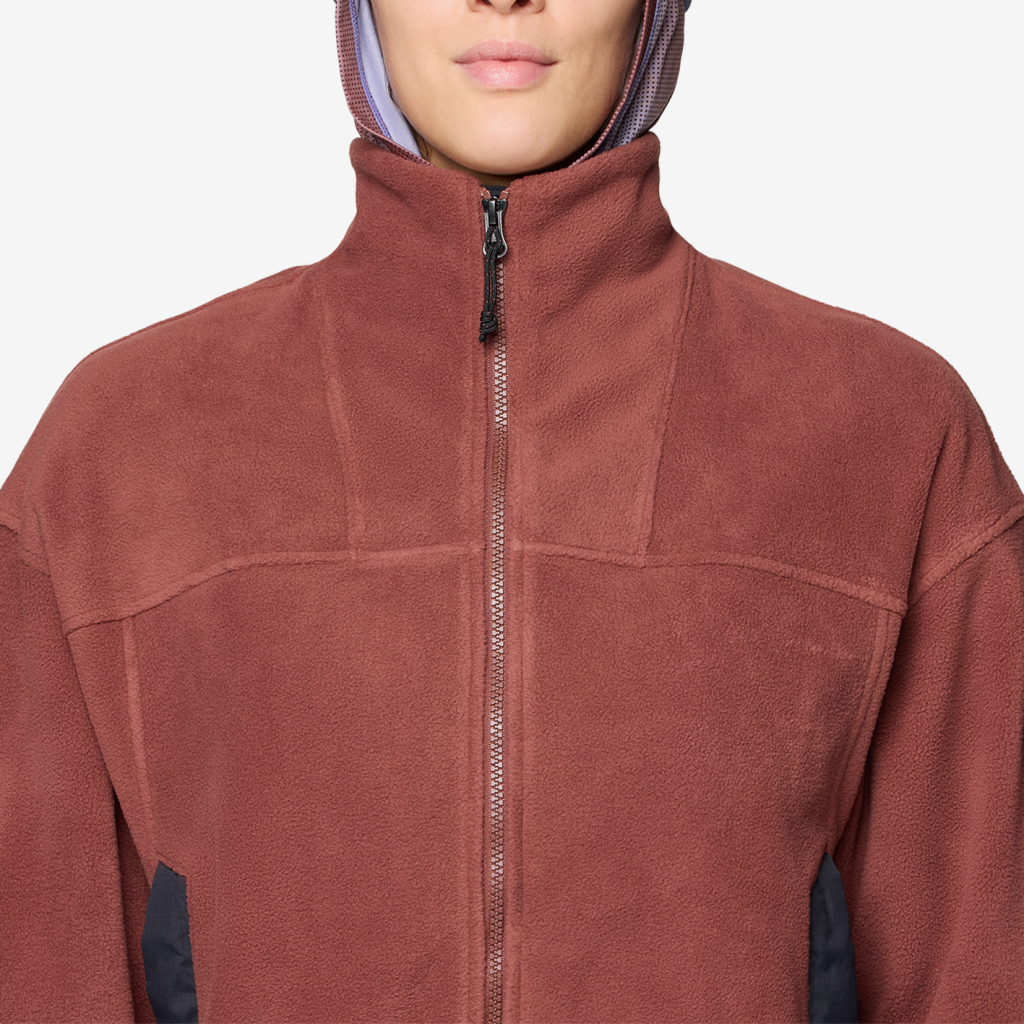 Mountain Hardwear W Powder Maven™ Fleece Full Zip Jacket in BRAUN