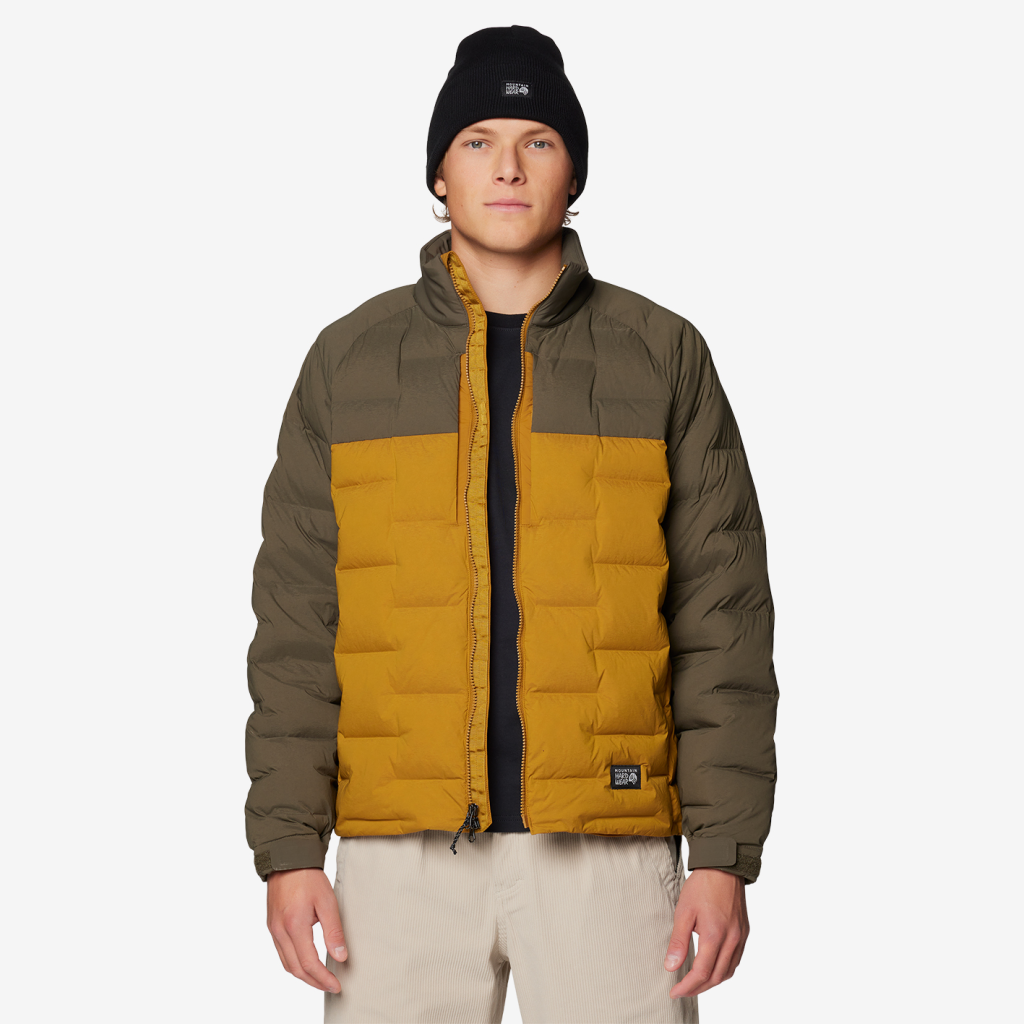 Mountain Hardwear M Stretchdown™ Big Baffle Jacket in GELB