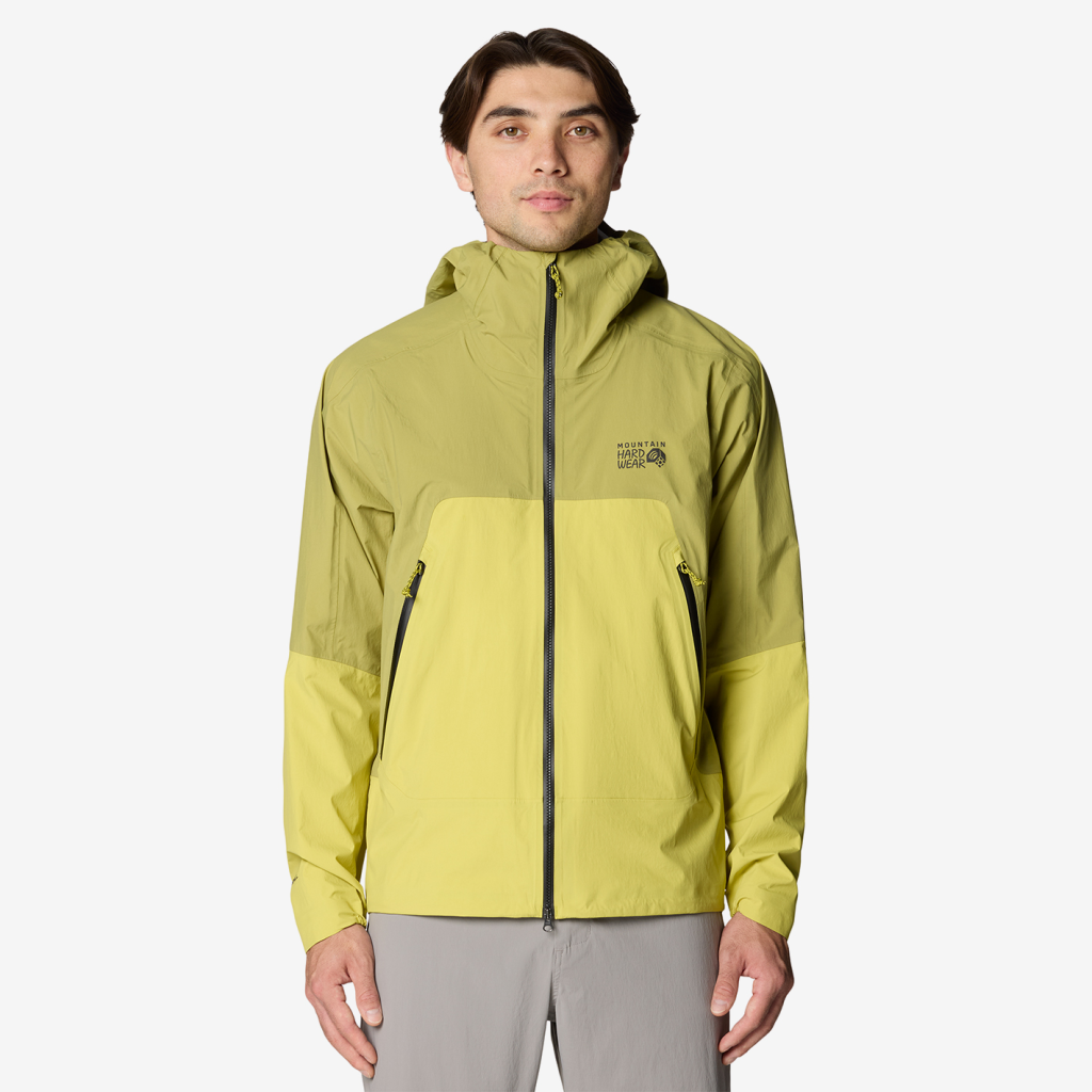 Mountain Hardwear M Cloud Cipher™ Hooded Jacket in GELB