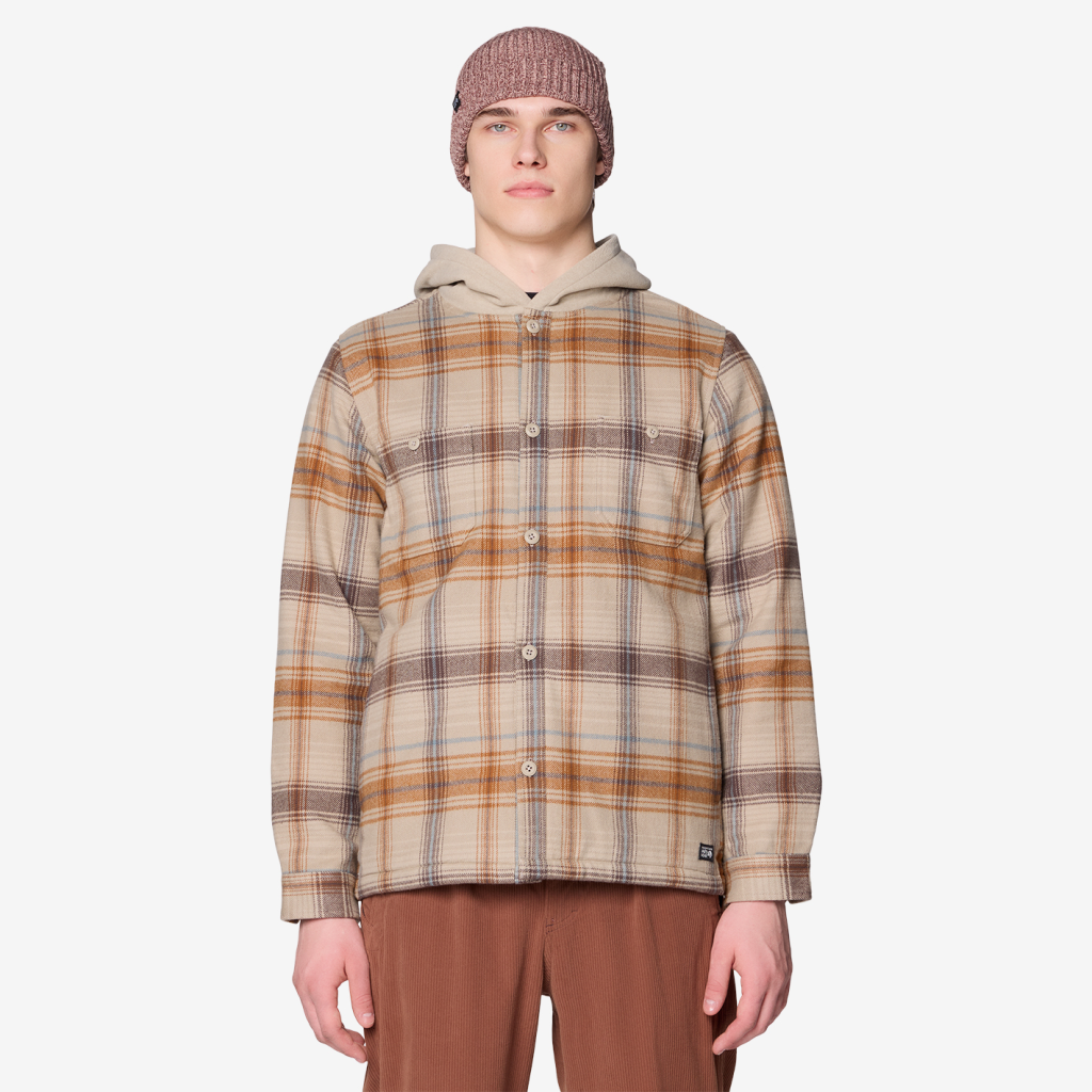 Mountain Hardwear M Plusher™ Microchill Lined Shirt in BEIGE