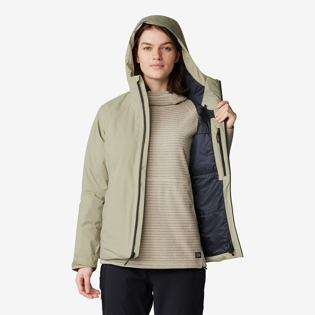 Mountain Hardwear W Stretch Ozonic™ Insulated Jacket in GRÜN