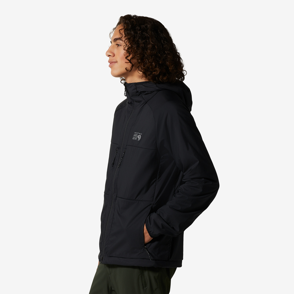 Mountain Hardwear M Kor AirShell™ Warm Hoody in SCHWARZ