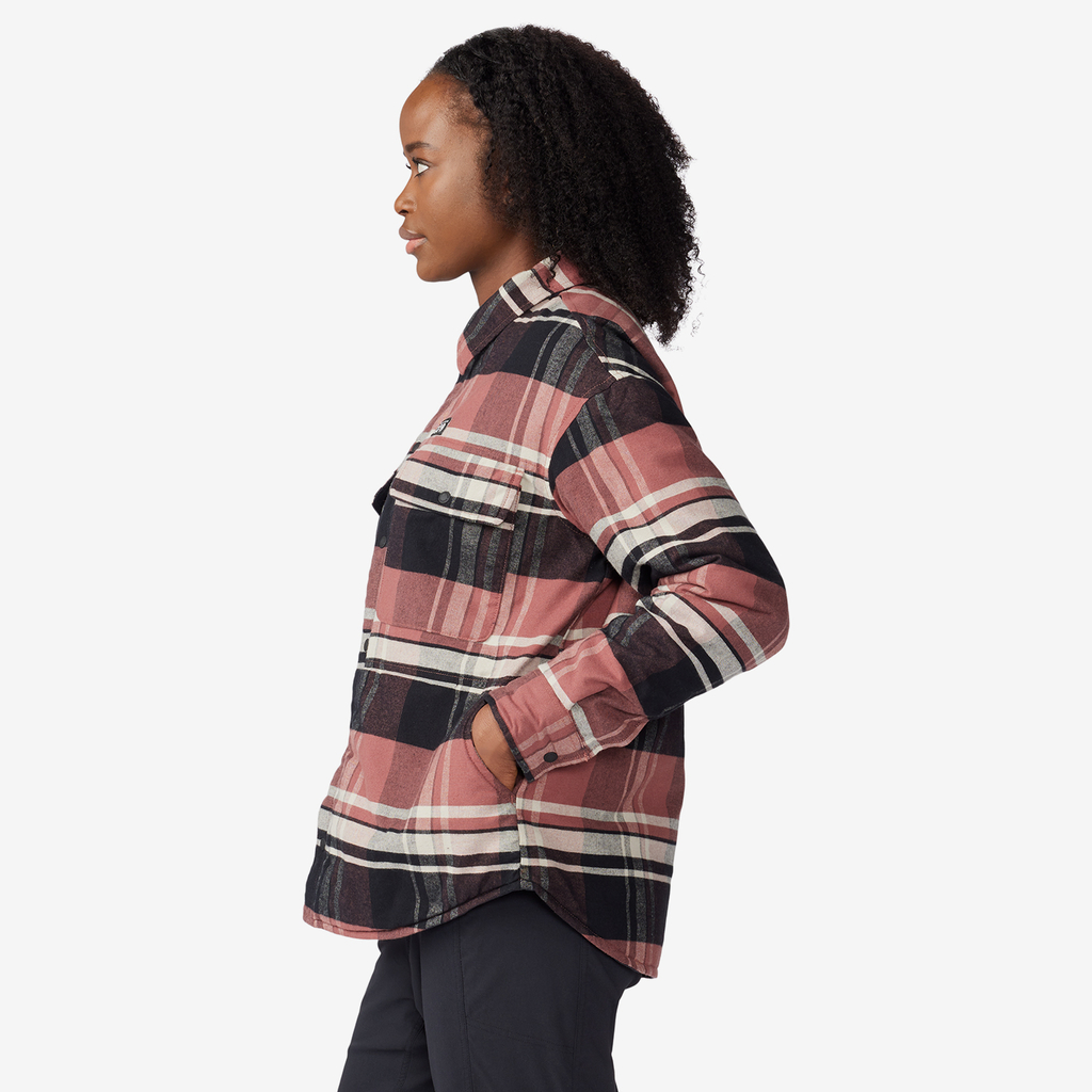 Mountain Hardwear W Flannel Shacket in ROT