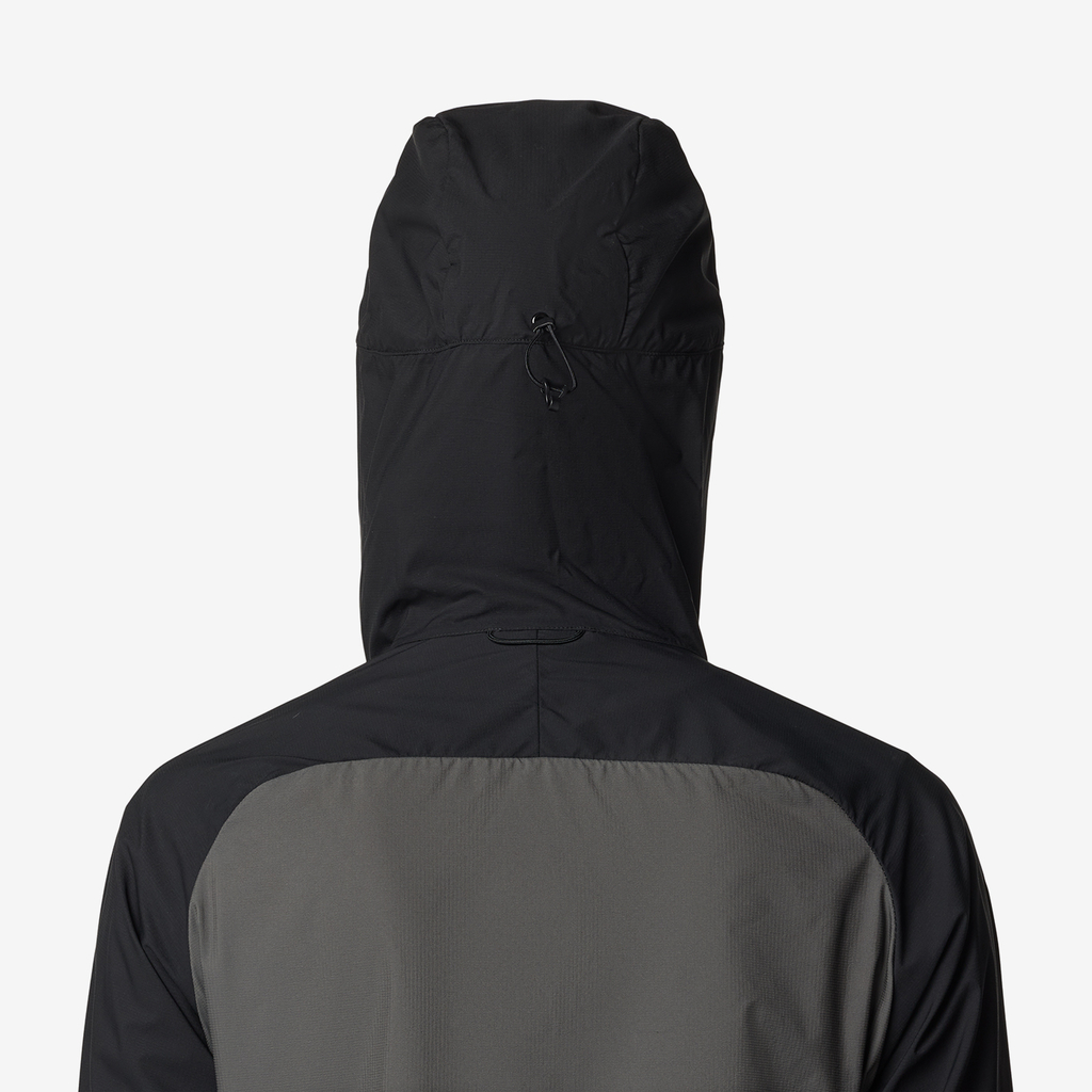 Mountain Hardwear W Kor AirShell™ Hybrid Hooded Jacket in SCHWARZ