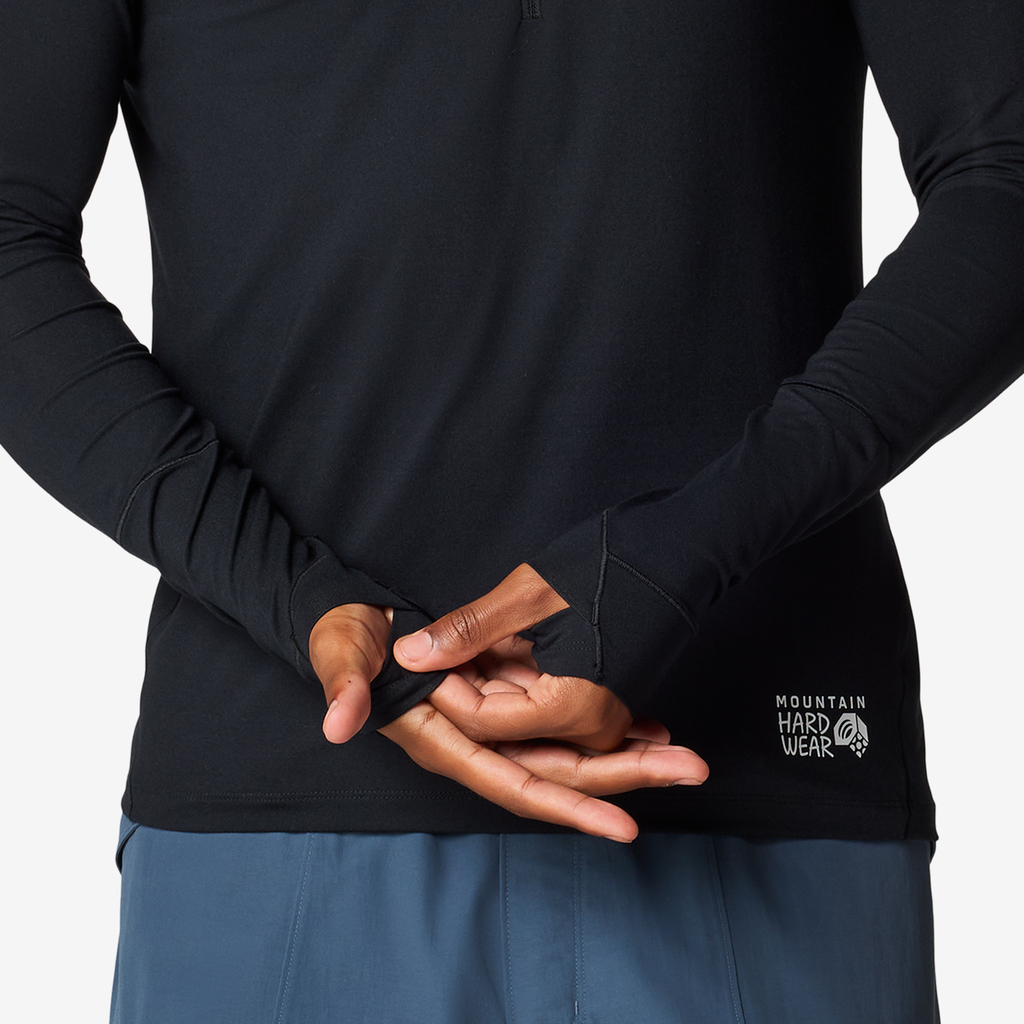 Mountain Hardwear M Butter™ Half Zip in SCHWARZ