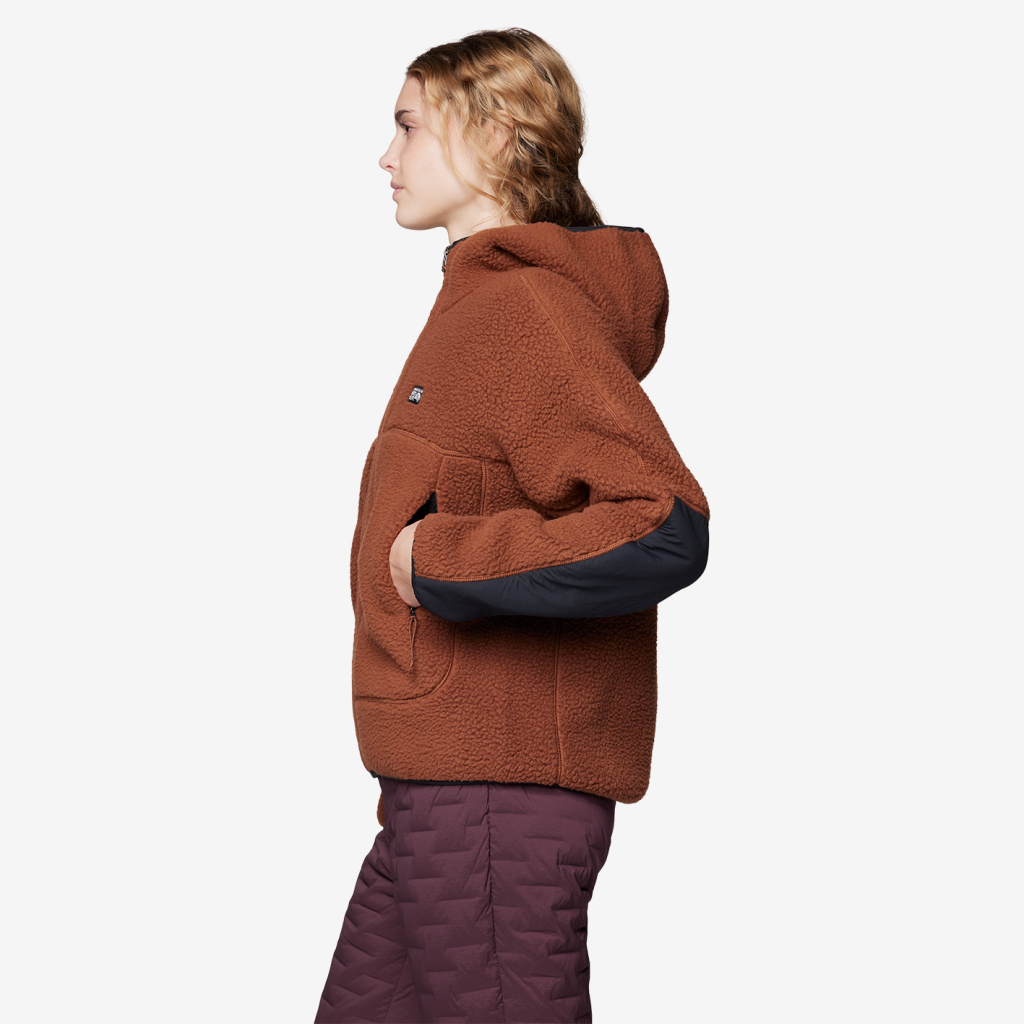 Mountain Hardwear W HiCamp™ Fleece Hoody in BRAUN