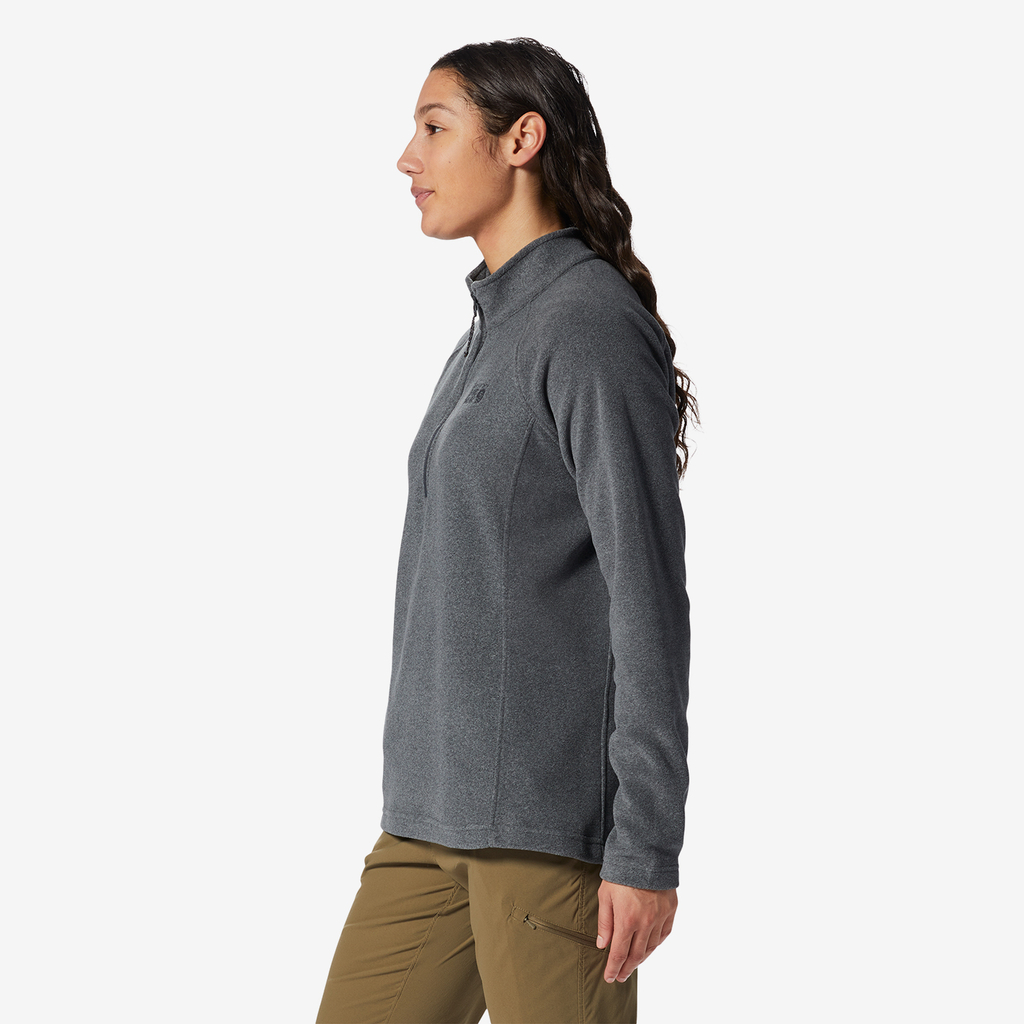 Mountain Hardwear W Polartec® Microfleece 1/4 Zip in GRAU