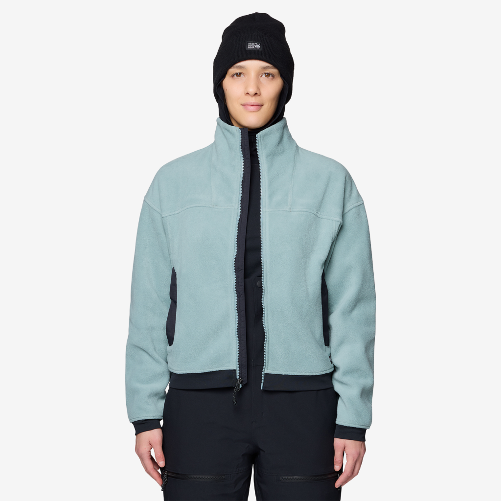 Mountain Hardwear W Powder Maven™ Fleece Full Zip Jacket in BLAU