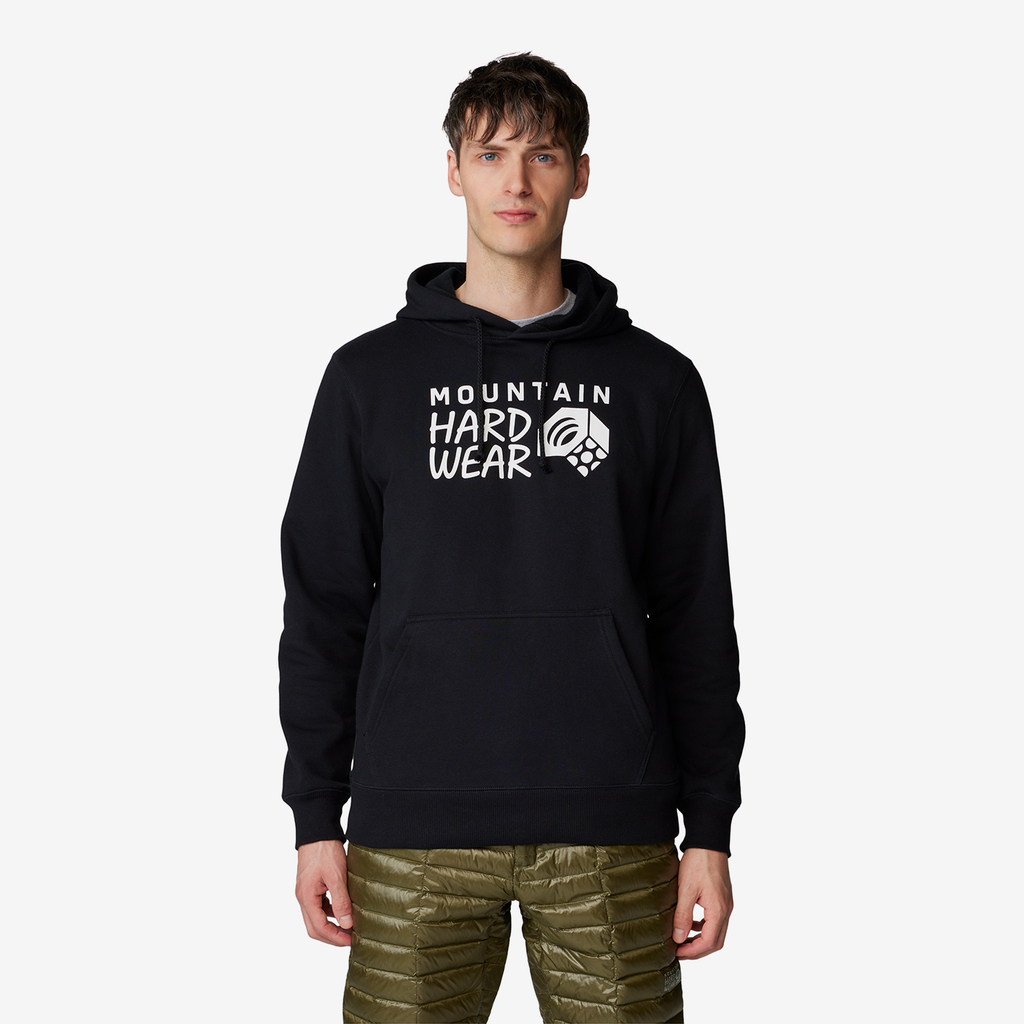 Mountain Hardwear M MHW Logo M PO Hoody in SCHWARZ