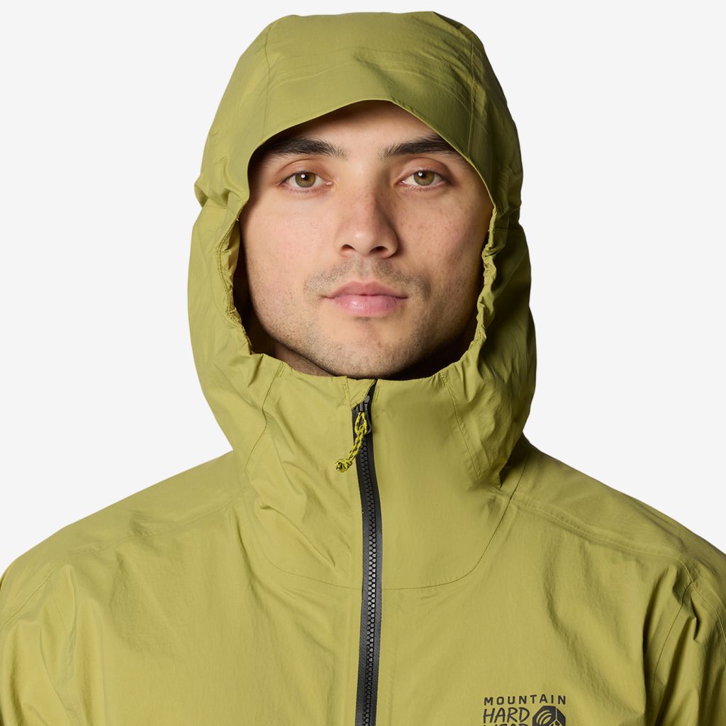 Mountain Hardwear M Cloud Cipher™ Hooded Jacket in GELB