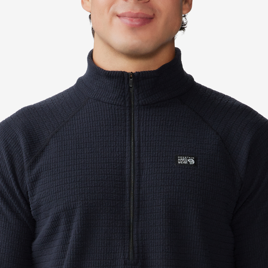 Mountain Hardwear M Summit Grid™ Half Zip in SCHWARZ