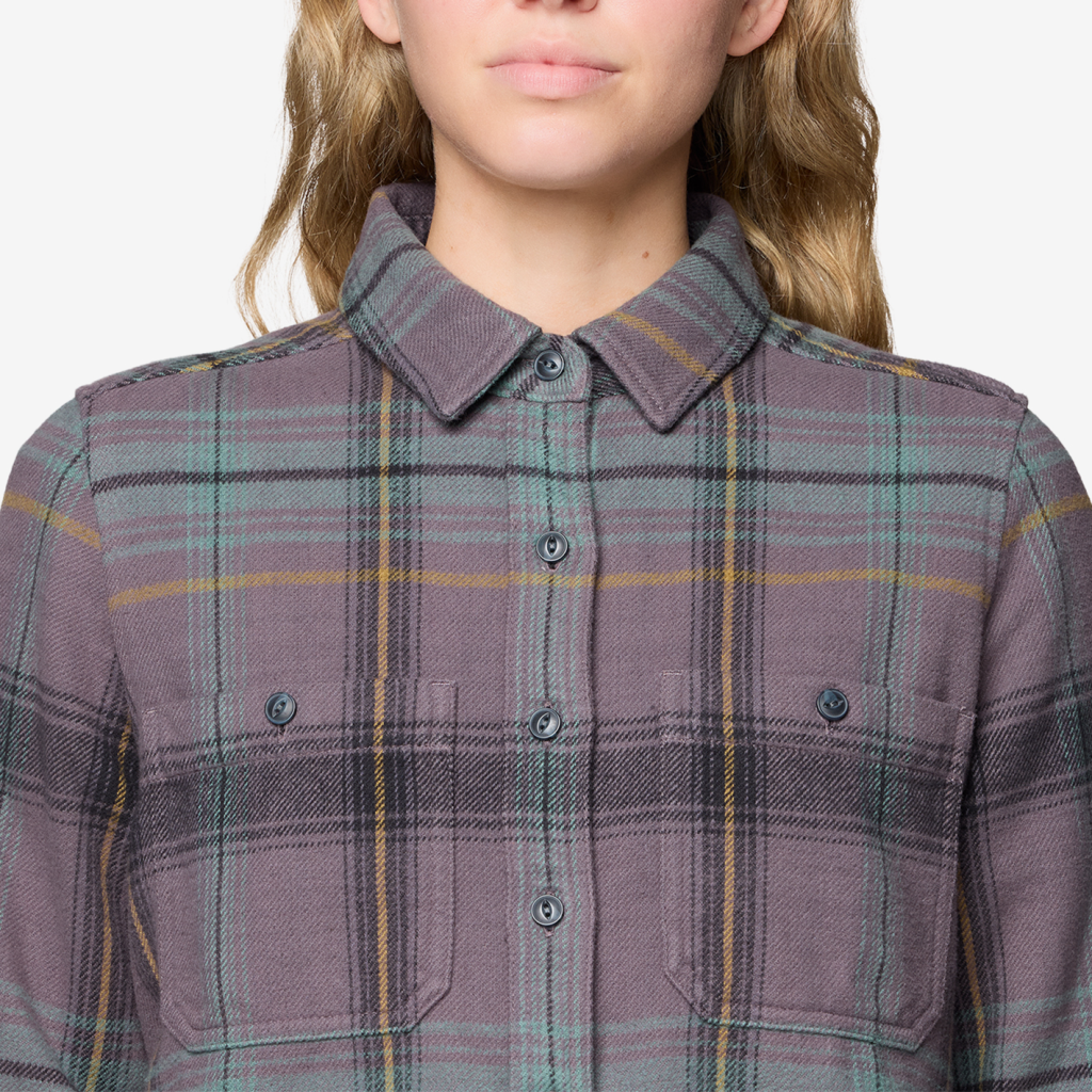 Mountain Hardwear W Plusher™ Long Sleeve Shirt in GRAU