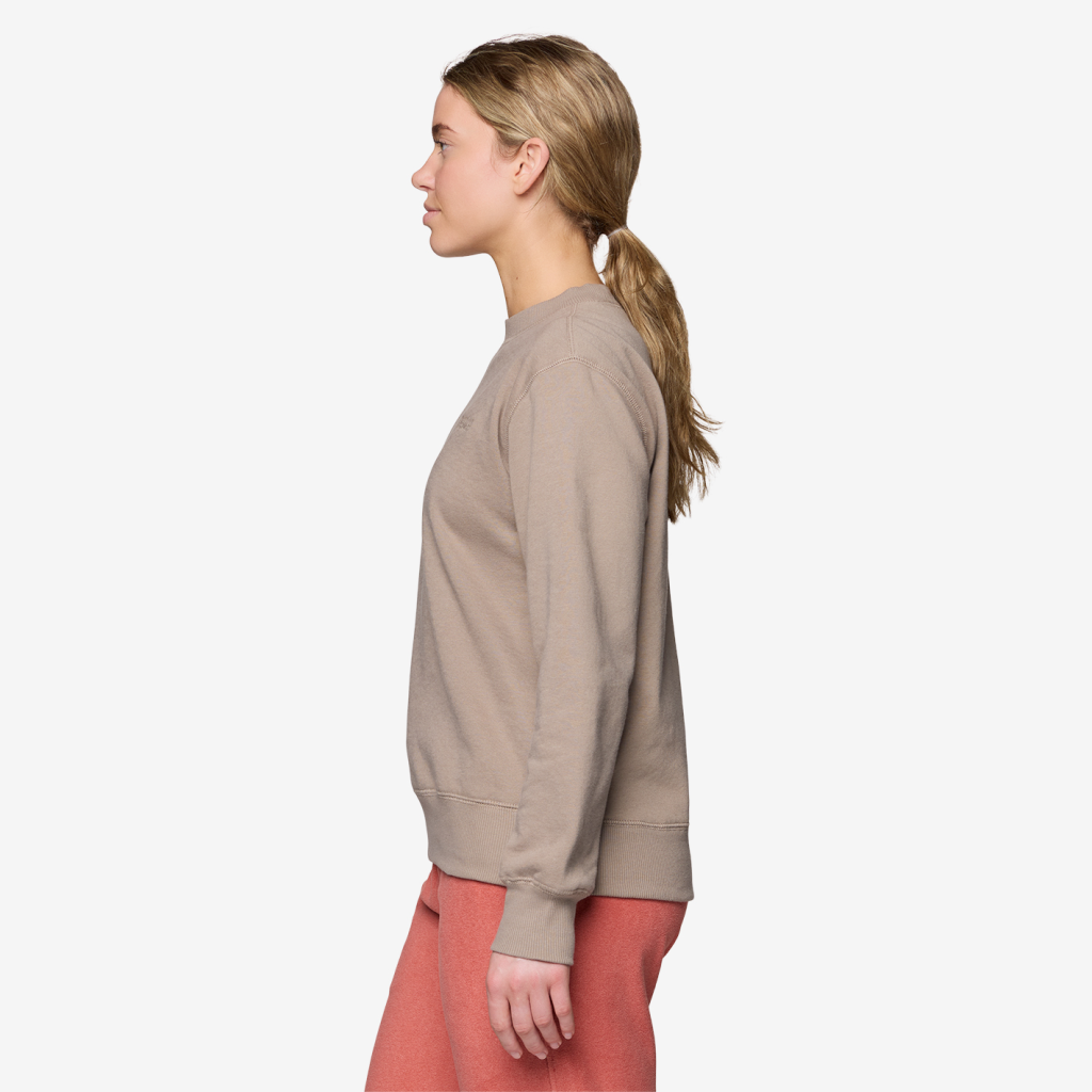 Mountain Hardwear W MHW Logo Pullover Crew in BRAUN