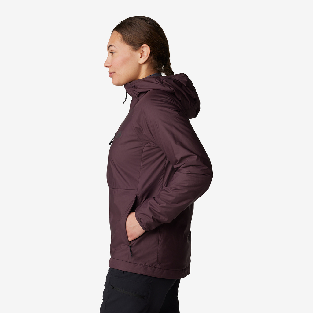Mountain Hardwear W Kor AirShell™ Warm Hoody in VIOLETT