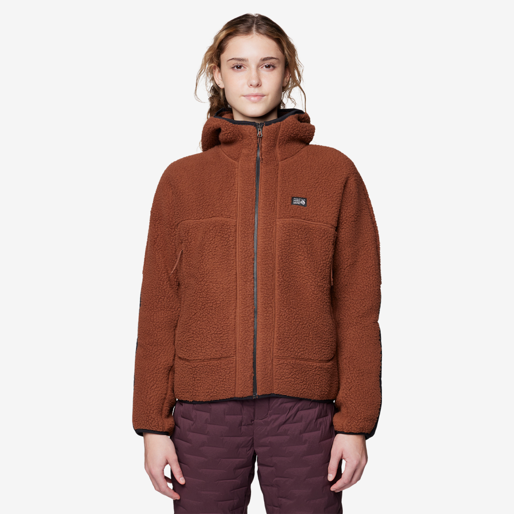 Mountain Hardwear W HiCamp™ Fleece Hoody in BRAUN
