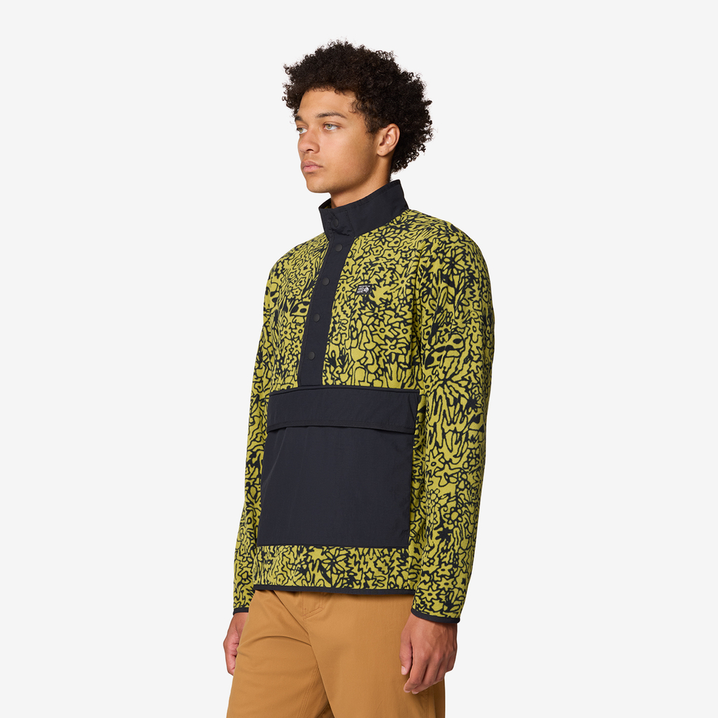 Mountain Hardwear M Microchill™ Snap Pullover in GRÜN