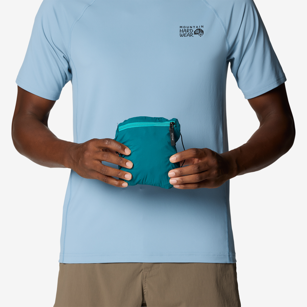 Mountain Hardwear M Wind Veil™ Hooded Jacket in GRÜN