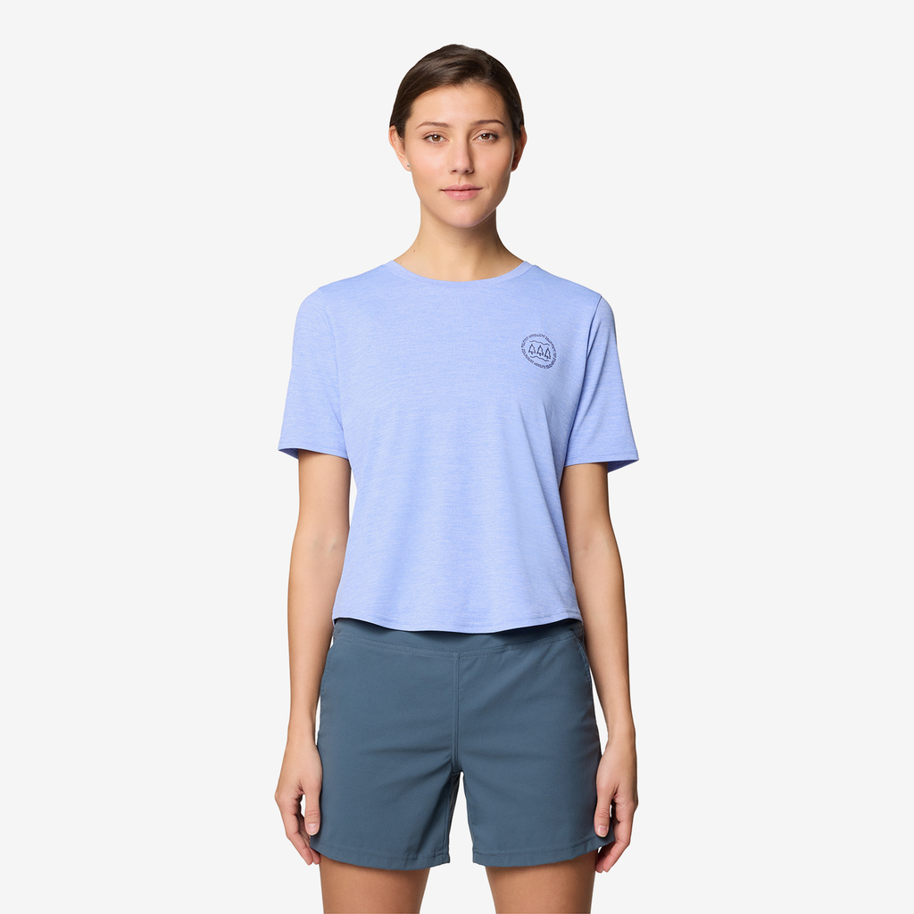 Mountain Hardwear W Sunblocker™ Short Sleeve in VIOLETT