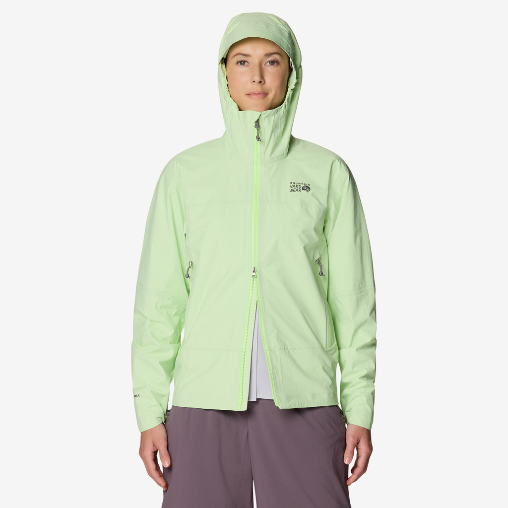 Mountain Hardwear W Cloud Cipher™ Hooded Jacket in GELB