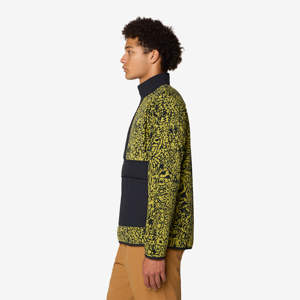 Mountain Hardwear M Microchill™ Snap Pullover in GRÜN