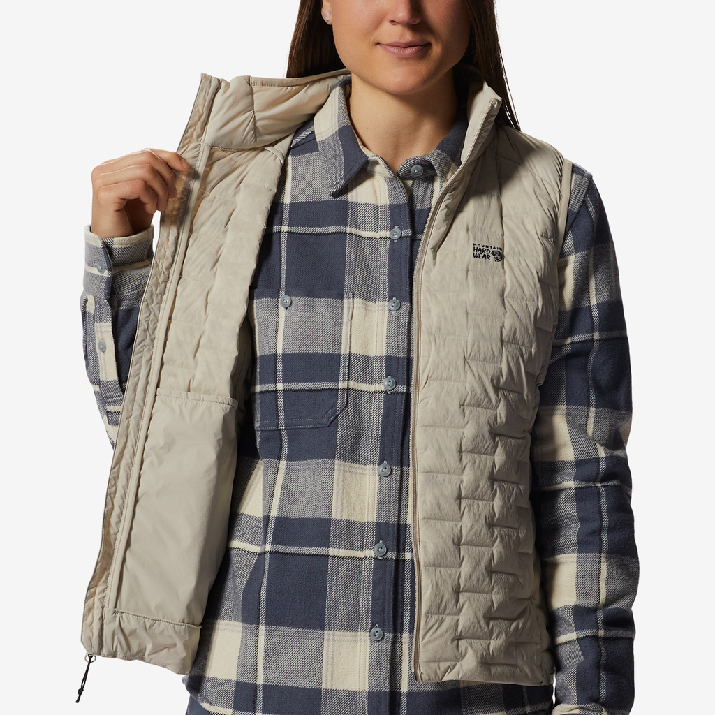 Mountain Hardwear W Stretchdown™ Light Vest in BEIGE