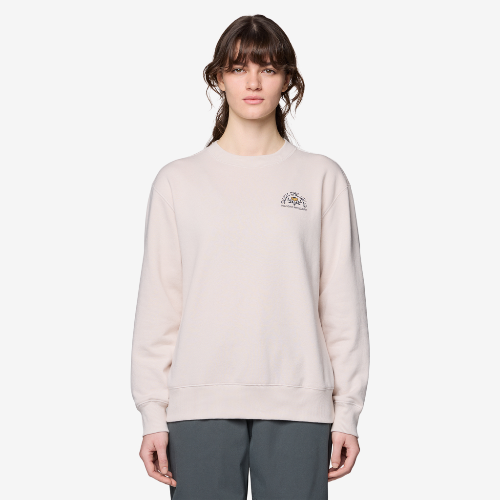 Mountain Hardwear W Seek Floral™ Pullover Crew in BEIGE