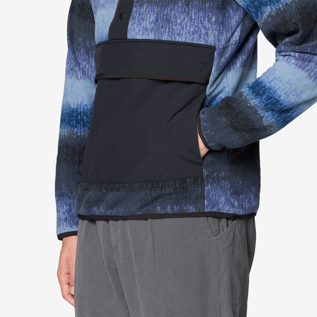 Mountain Hardwear M Microchill™ Snap Pullover in BLAU