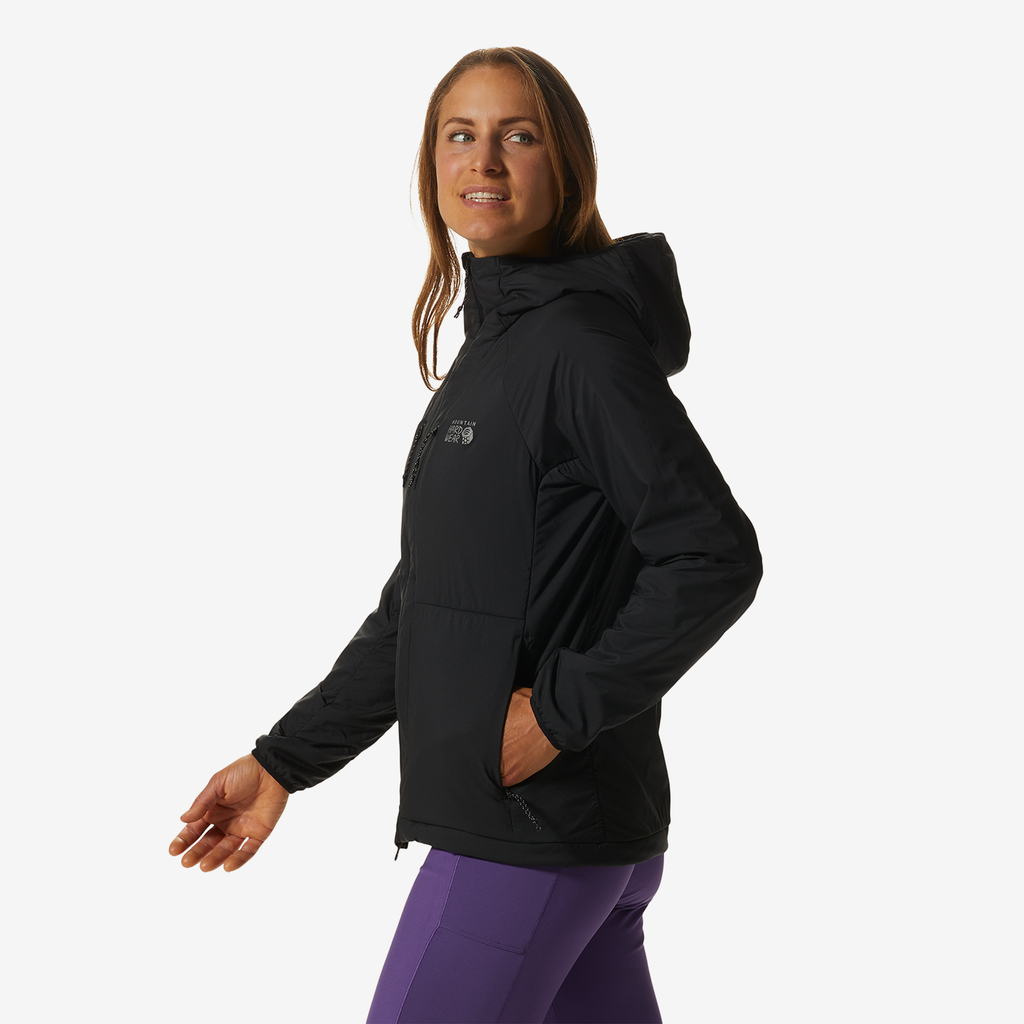 Mountain Hardwear W Kor AirShell™ Warm Hoody in SCHWARZ