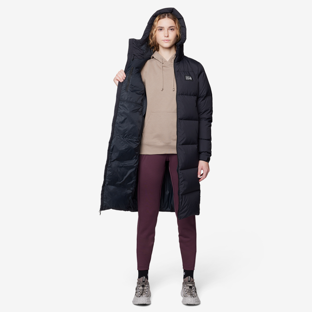 Mountain Hardwear W Nevadan™ Down Long Parka in SCHWARZ