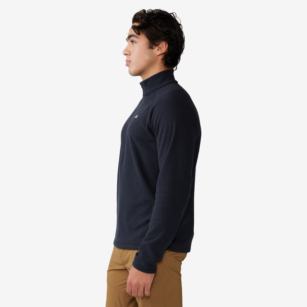 Mountain Hardwear M Summit Grid™ Half Zip in SCHWARZ