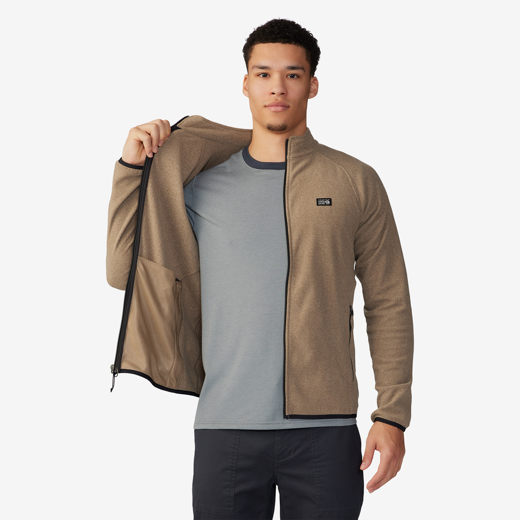 Mountain Hardwear M Microchill™ Full Zip Jacket in BRAUN