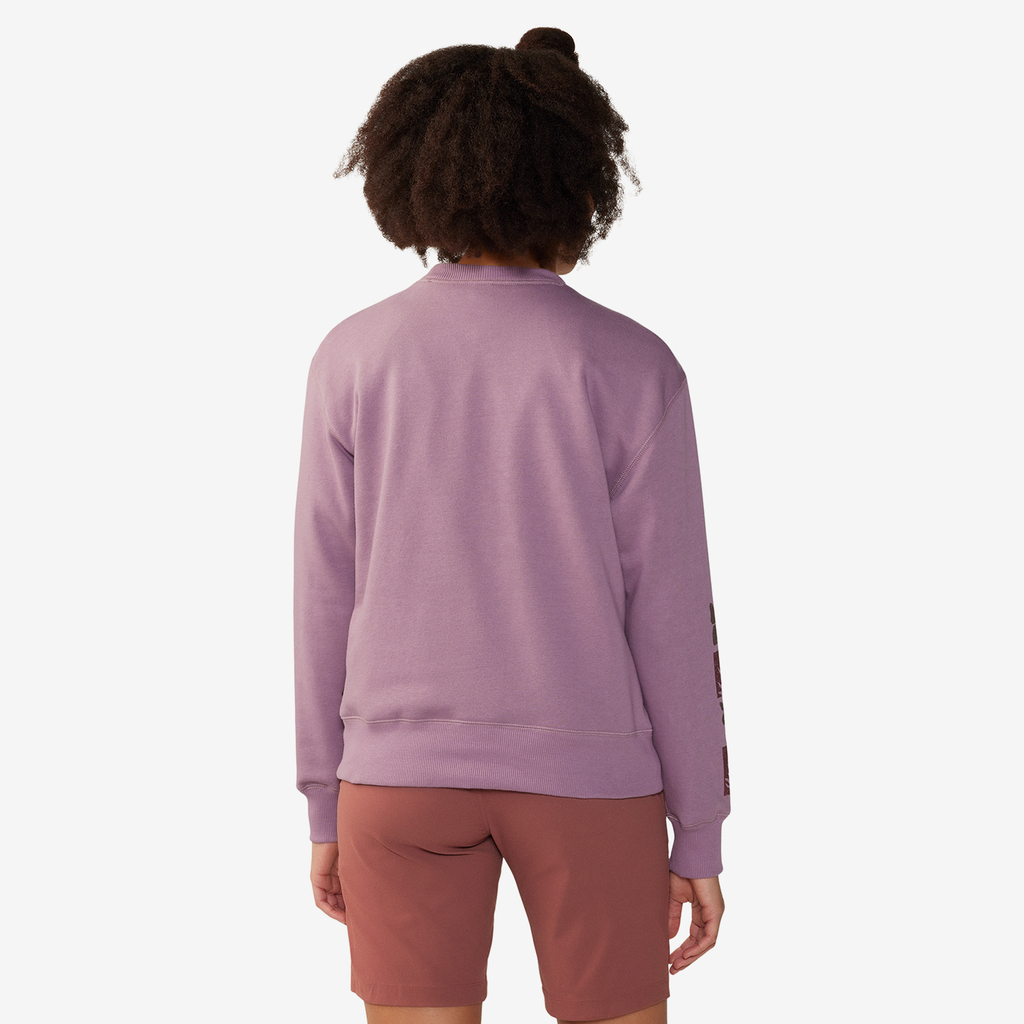 Mountain Hardwear W Desert Check™ Pullover Crew in PINK