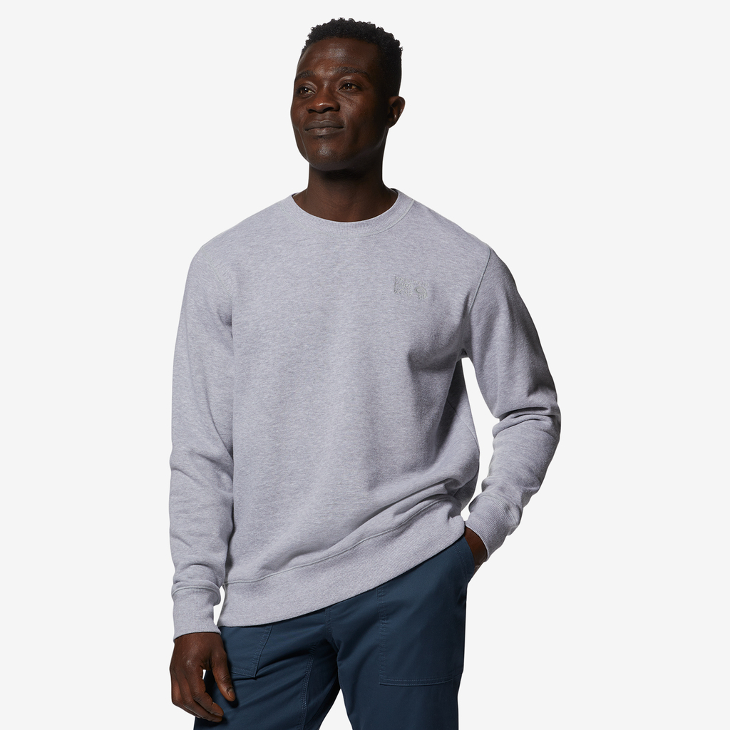 Mountain Hardwear M MHW Logo™ Pullover Crew in GRAU