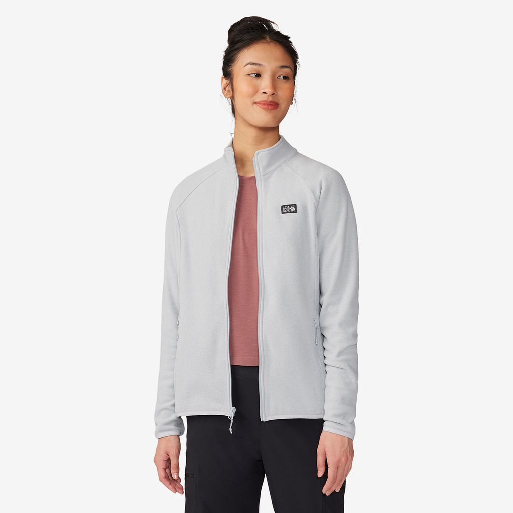 Mountain Hardwear W Microchill™ Full Zip Jacket in GRAU