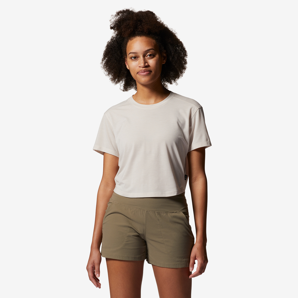 Mountain Hardwear W Trek N Go™ Short Sleeve in BEIGE