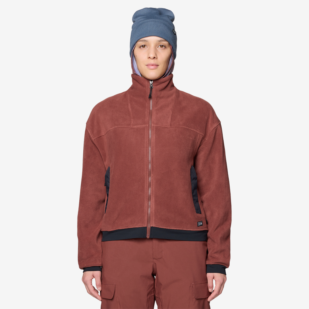 Mountain Hardwear W Powder Maven™ Fleece Full Zip Jacket in BRAUN