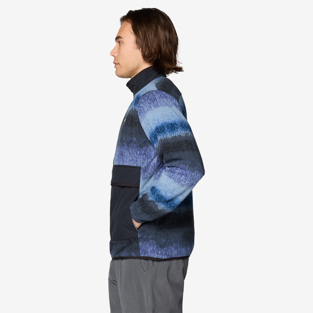 Mountain Hardwear M Microchill™ Snap Pullover in BLAU
